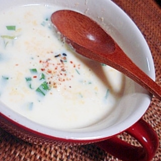 高野豆腐のミルクスープ